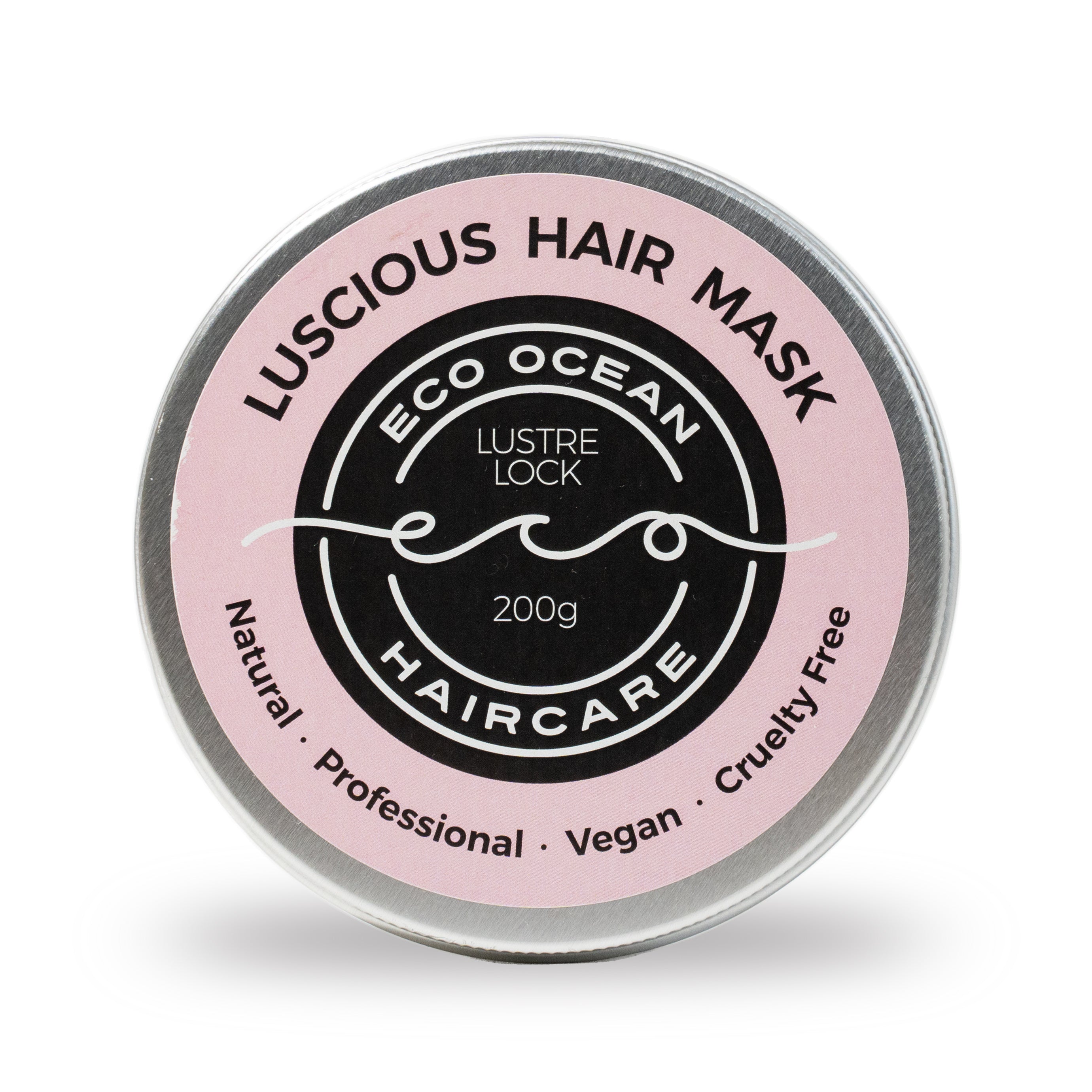 Natural, vegan & cruelty-free luscious hair mask by Eco Ocean Haircare.